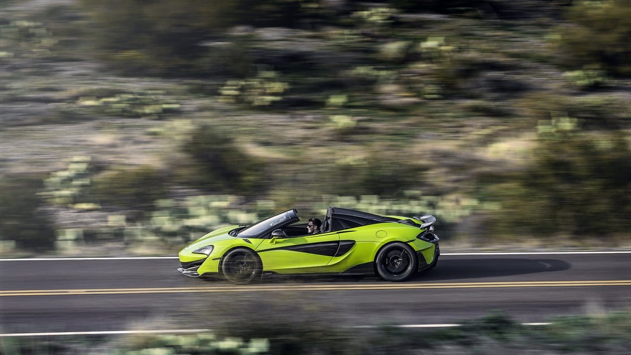 Sports Series von McLaren: Der 600LT Spider wird dank 441 kW/600 PS bis zu 324 km/h schnell.