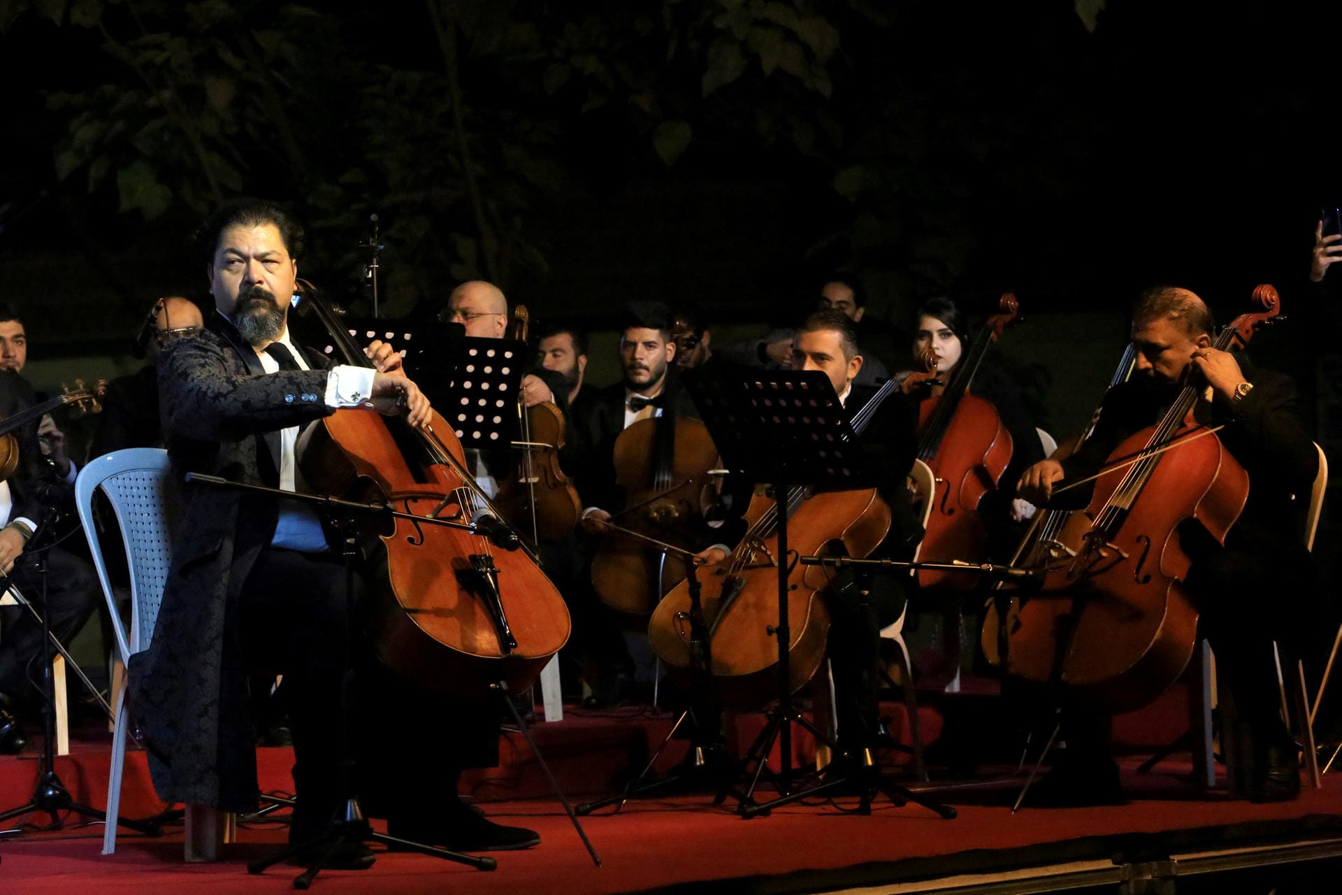 Neue, alte Freiheit: Im Oktober 2018 spielte Karim Wasfi mit seinem Orchester in Mossul.