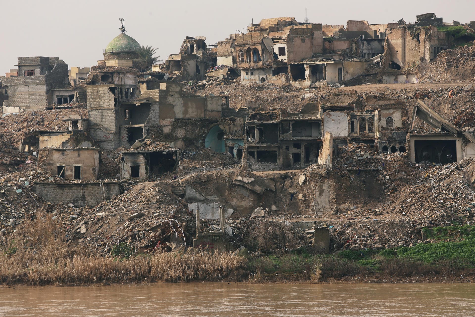 Einst das pulsierende Herz von Mossul: Ein nahezu komplett zerstörtes Viertel der Altstadt von Mossul.