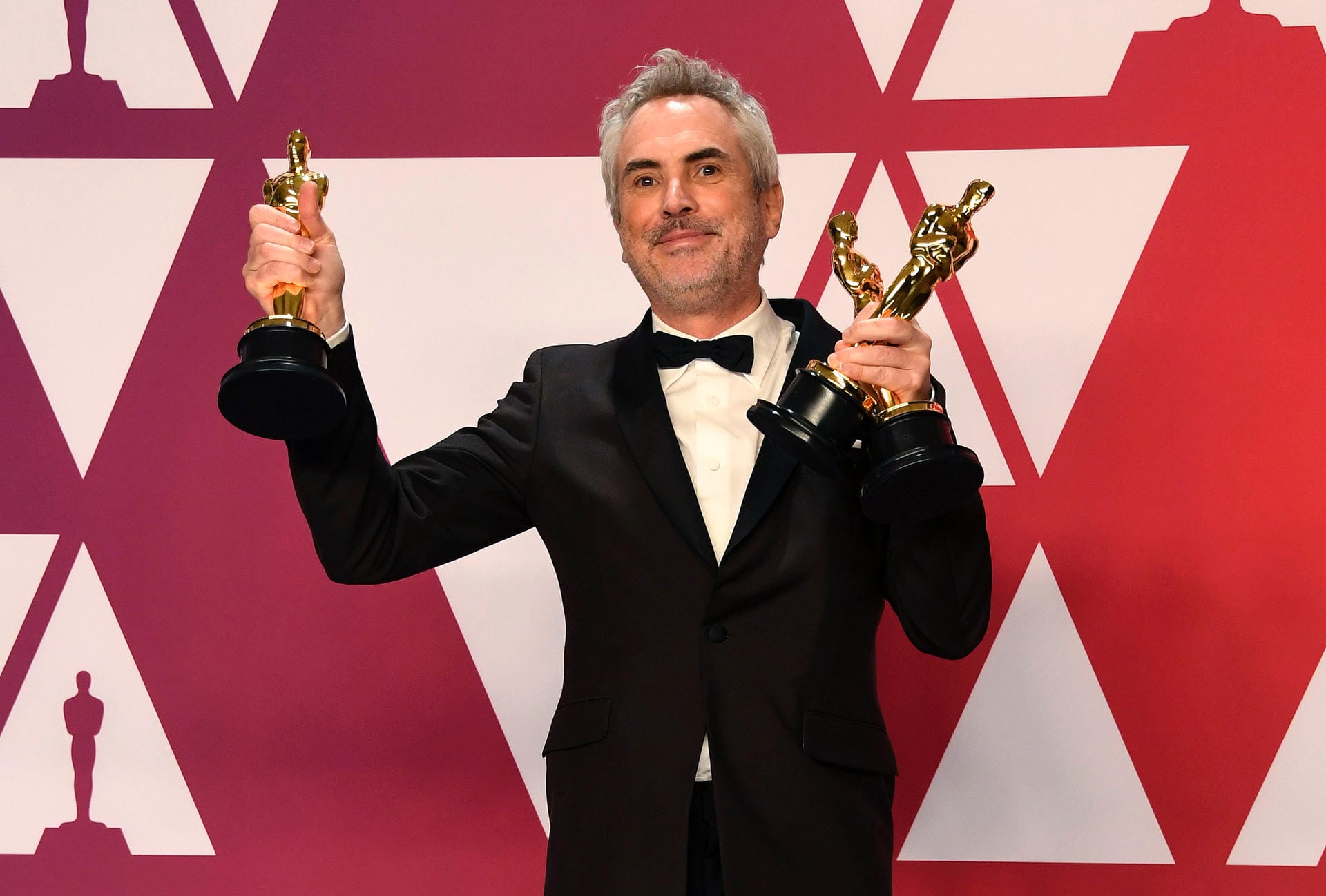 Beste Regie, Beste Kamera und bester fremdsprachiger Film: Alfonso Cuaron bekam für "Roma" drei Oscars.