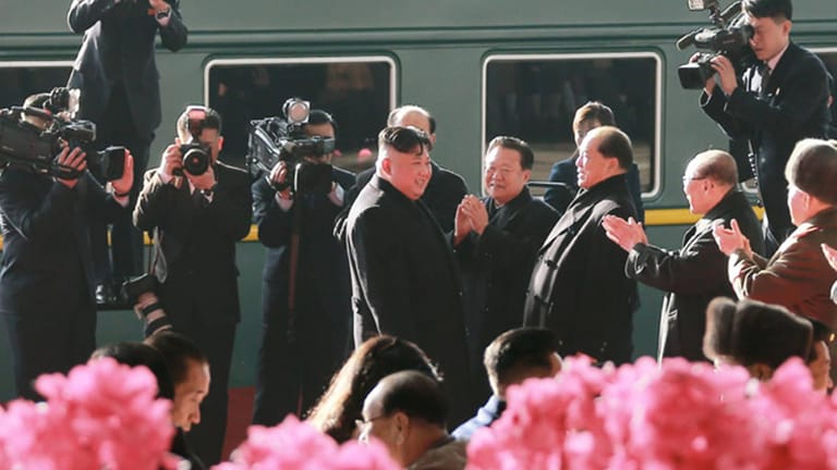 Kims Fahrt im gepanzerten Zug dürfte rund 60 Stunden dauern. Die genaue Route ist geheim.