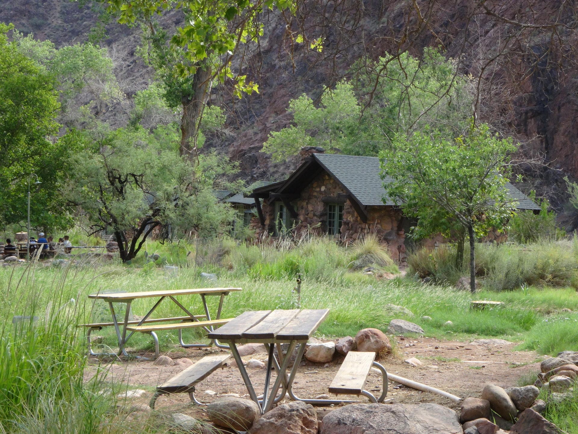Hütte auf der "Phantom Ranch": Die Reservierungen für die "Phantom Ranch" werden wegen der großen Nachfrage per Losverfahren vergeben.