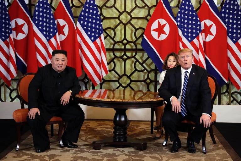 Donald Trump trifft Kim Jong Un
