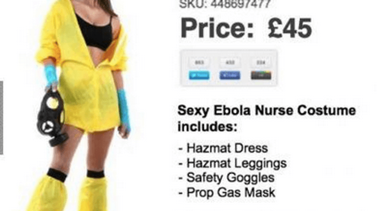 "Sexy Ebola-Schwester": Ist so ein Kostüm wirklich nötig, fragten sich viele Follower von Pinkstinks.