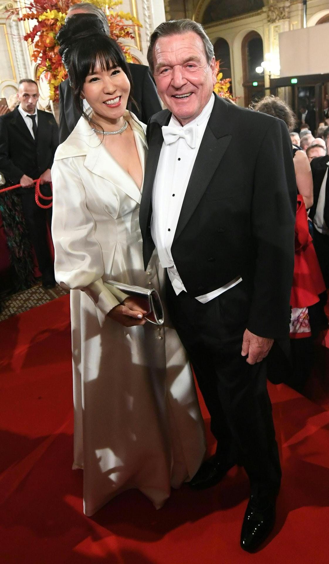 Ex-Kanzler Gerhard Schröder mit Ehefrau Soyeon Kim