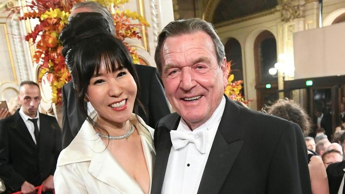 Ex-Kanzler Gerhard Schröder mit Ehefrau Soyeon Kim