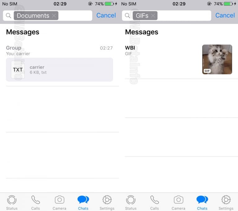 WhatsApp zeigt dabei ein Vorschaufenster, so dass Nutzer nicht einen bestimmten Chat öffnen müssen, um den Inhalt zu sehen.