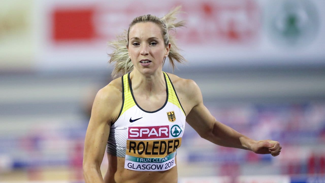 Cindy Roleder hat bei der Hallen-EM der Leichtathleten in Glasgow über 60 Meter Hürden Silber geholt.