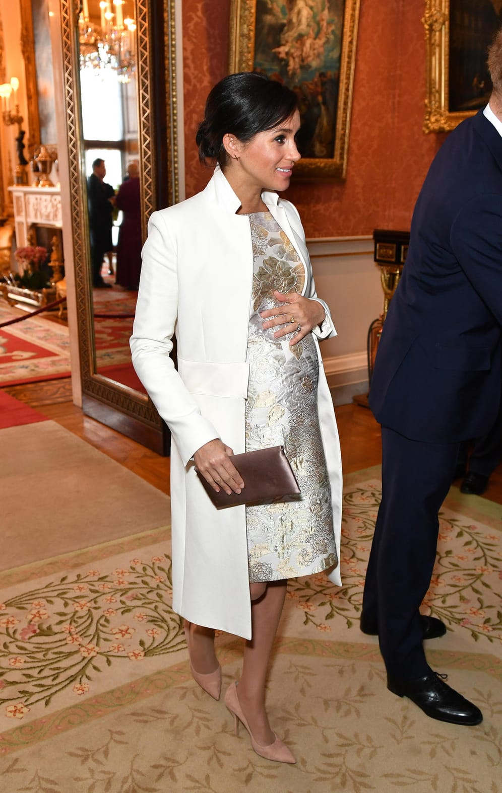 5. März 2019: Herzogin Meghan beim Empfang zum 50. Jubiläum von Prinz Charles als Prince of Wales im Buckingham-Palast.