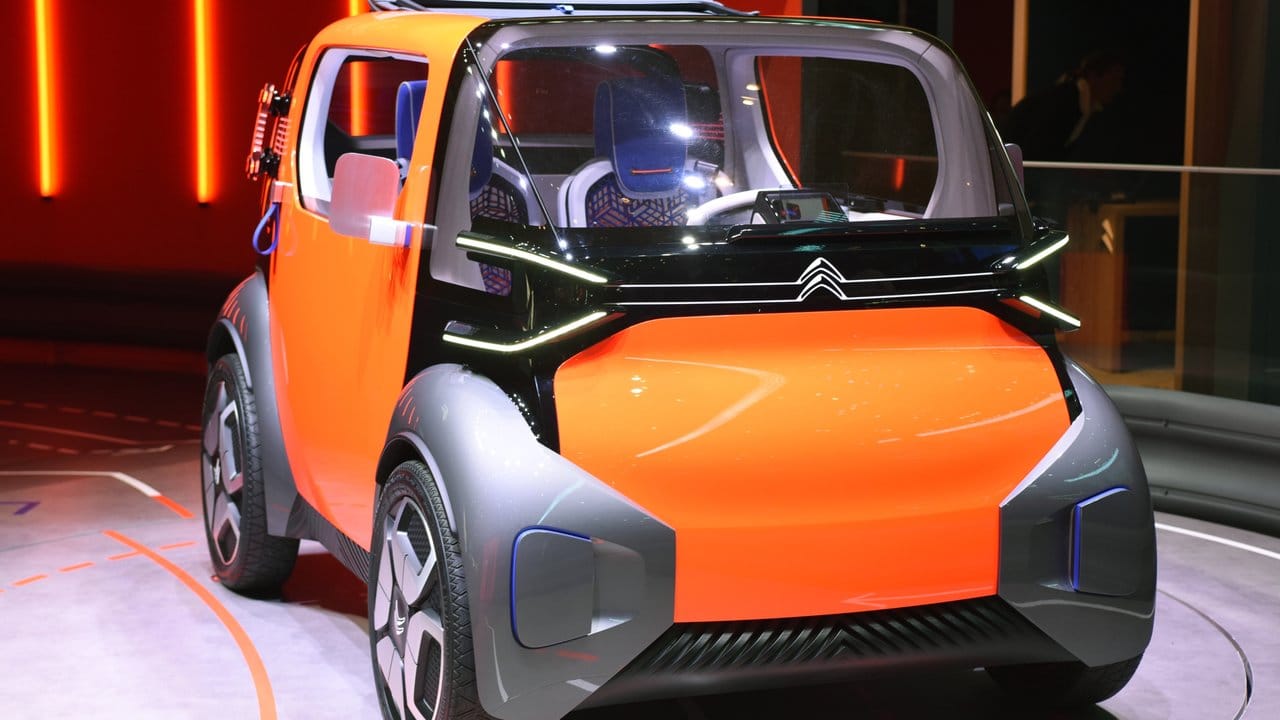 Zeigt, wie ein E-Auto auch aussehen kann: das Ami One Concept von Citroën.