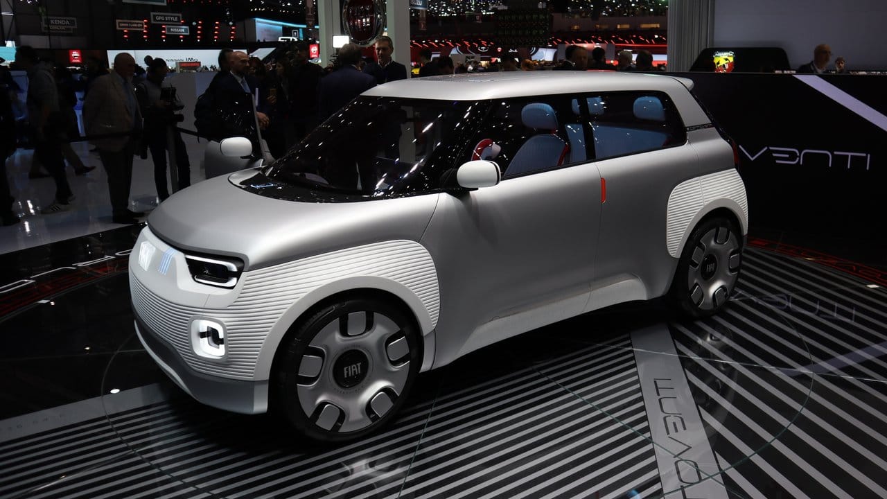 Der Panda lässt grüßen: Wie einst das gleichnamige Kleinwagenmodell, ist der Fiat Centoventi als Auto für eine breite Käuferschicht gedacht.