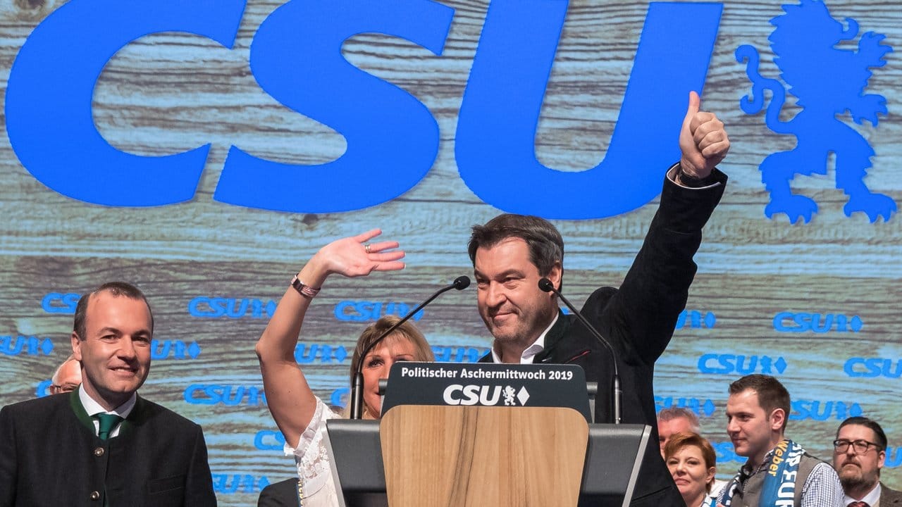 CSU-Chef Markus Söder sieht die AfD in den westdeutschen Bundesländern auf dem absteigenden Ast.