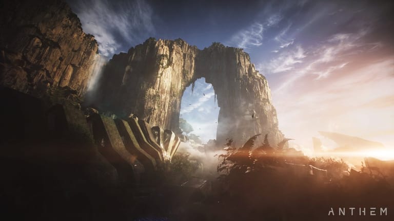 "Anthem" spielt auf einer fernen und fremden Welt, in der sich Menschen gegen allerleit Ungetüme behaupten müssen.