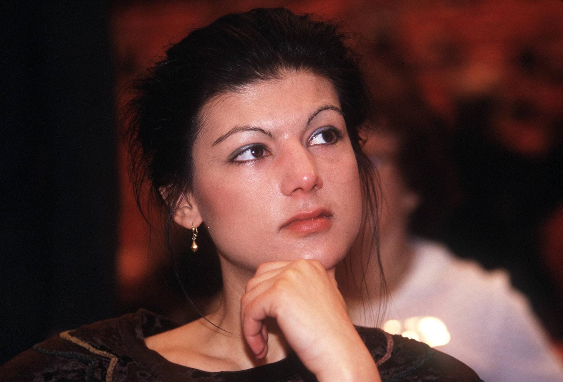 Wagenknecht im Jahr 1999: Für die PDS ging sie 2004 auch ins EU-Parlament.
