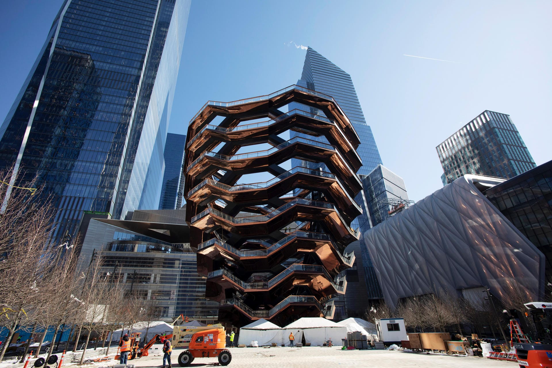 The Vessel: Bürgermeister Bill de Blasio sagt zum Kunstwerk "The Vessel": "Dies wird einer der großartigsten öffentlichen Plätze in New York werden"