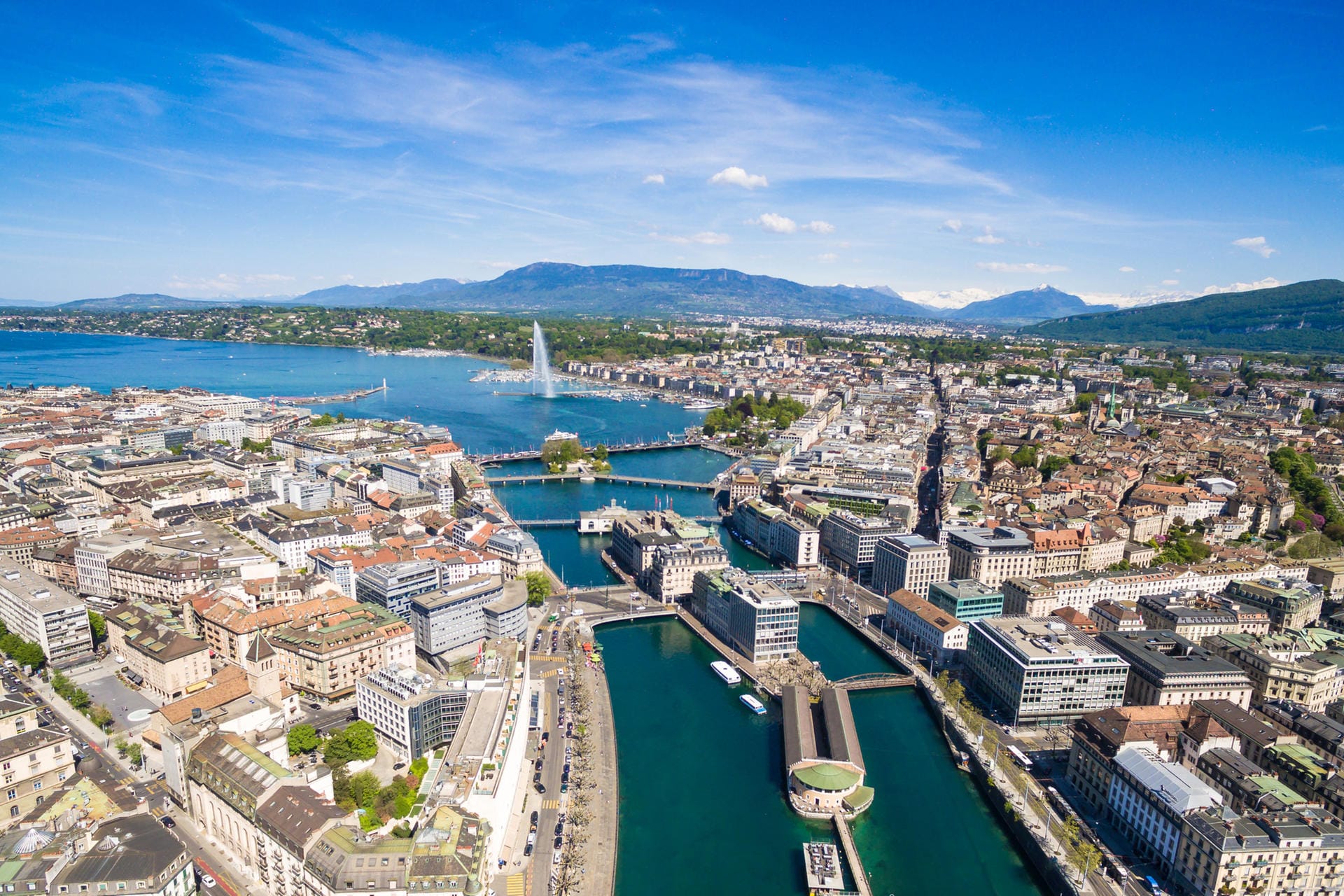 Platz 9: Das schweizerische Genf liegt idyllisch am Genfer See und ist die neunt lebenswerteste Stadt der Welt.