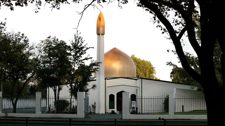 Die Masjid-al-Noor-Moschee im Zentrum von Christchurch war das Hauptziel des Anschlags; allein dort starben 41 Menschen.
