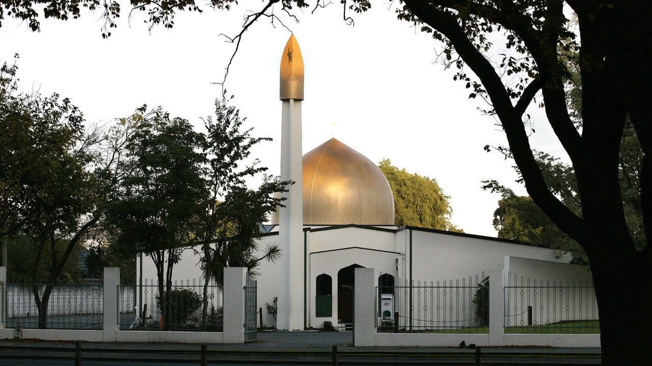Archivbild der Masjid-Al-Noor-Moschee in Christchurch.