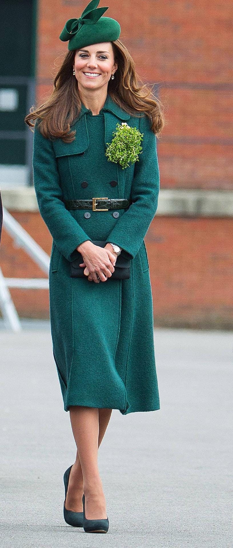 2014: Kate trug einen Mantel von Hobbs.