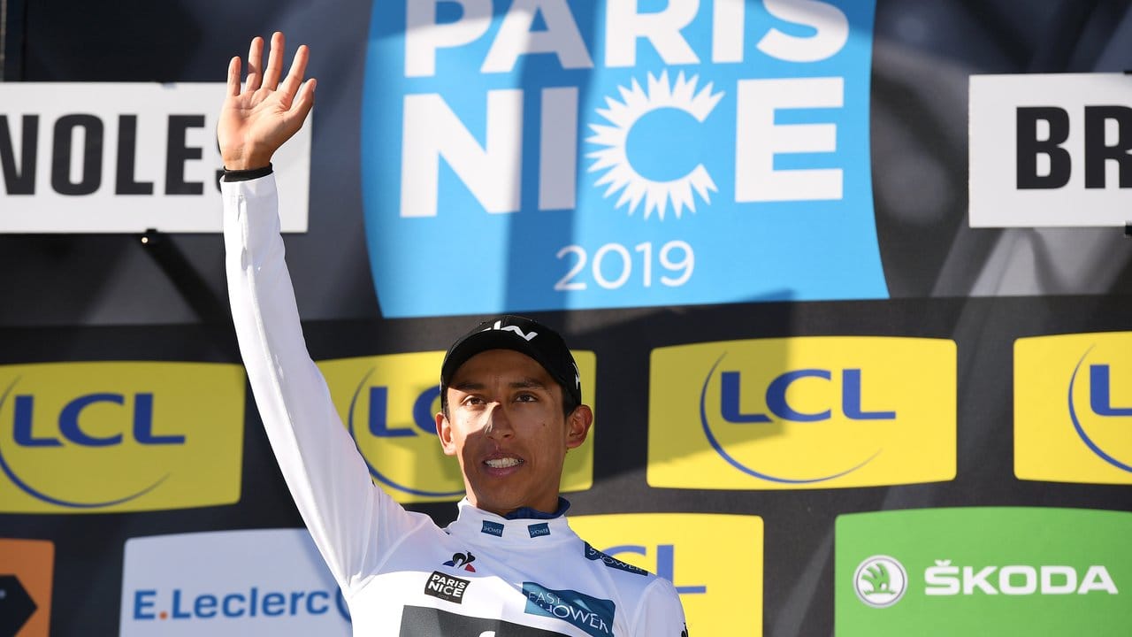 Kolumbianer Egan Bernal vom Team Sky gewinnt Paris-Nizza.