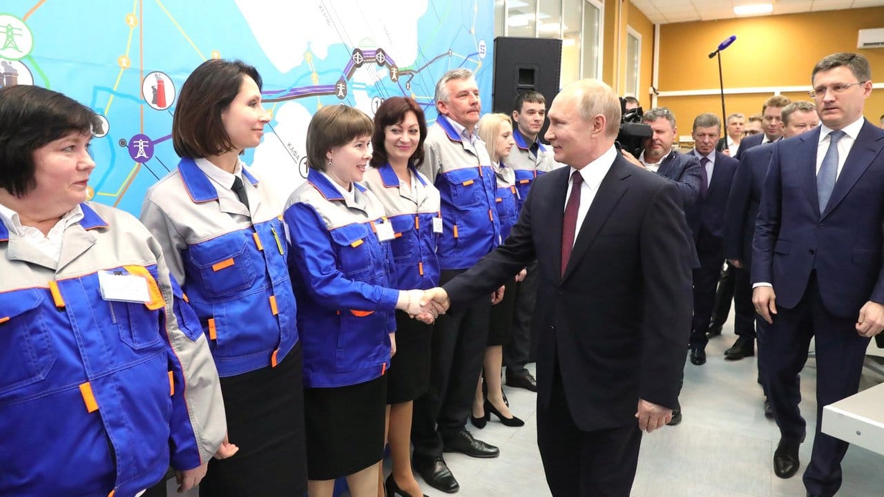 Der russische Präsident Wladimir Putin besucht anlässlich des fünften Jahrestages der Krim-Annexion die Halbinsel.