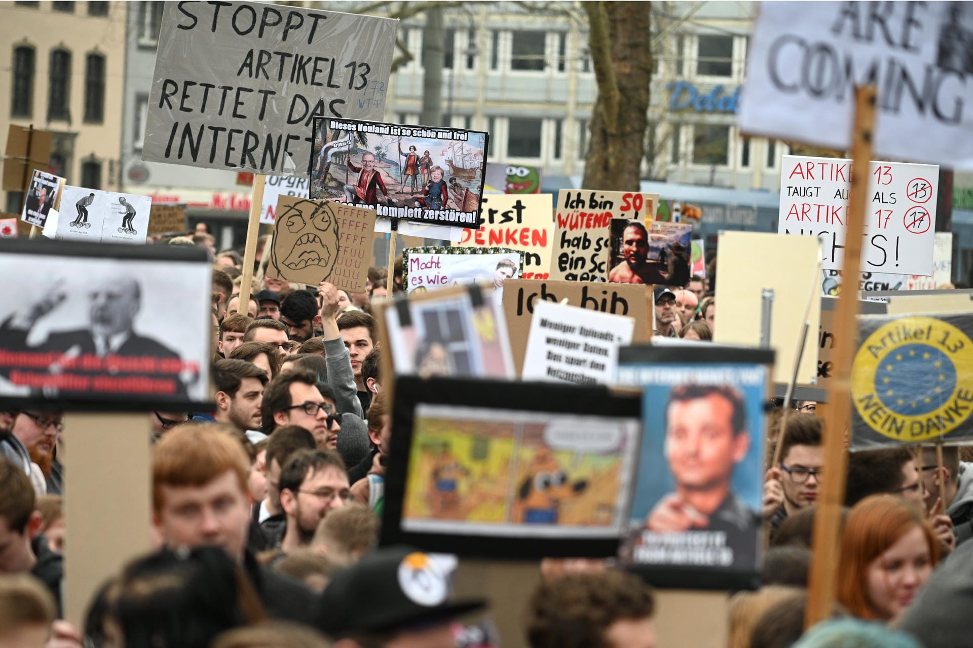 Proteste in Köln.