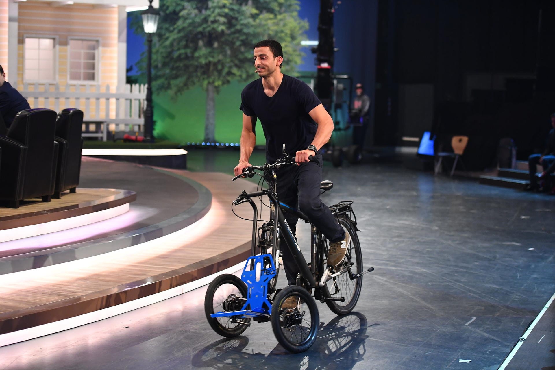 TReGo: Ofir Yadan präsentierten einen Lasten-Trolly fürs Fahrrad.