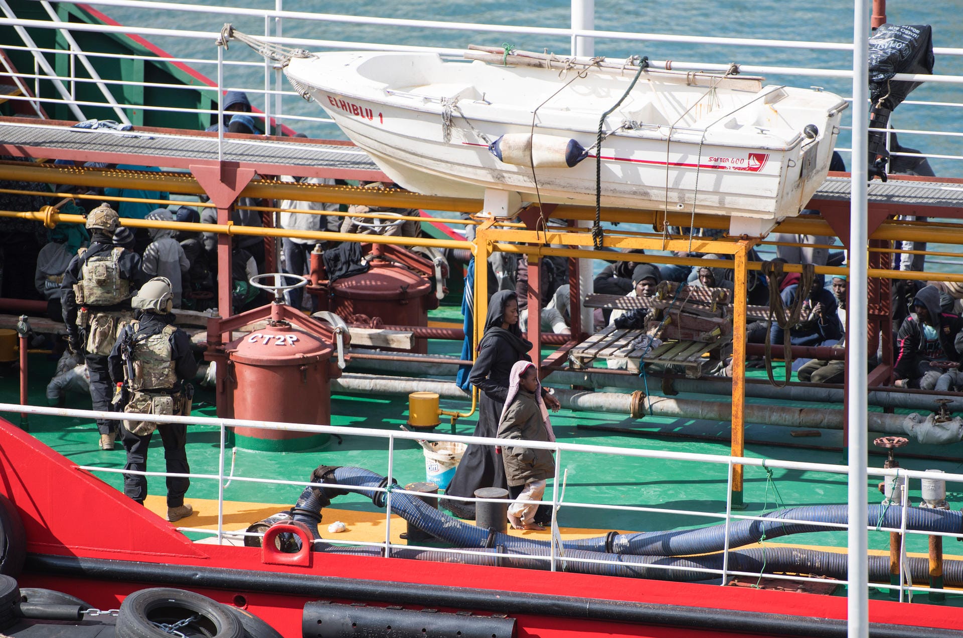 Erzwungene Überfahrt: Die El Hiblu brachte etwa 100 Menschen an die Küste Maltas.