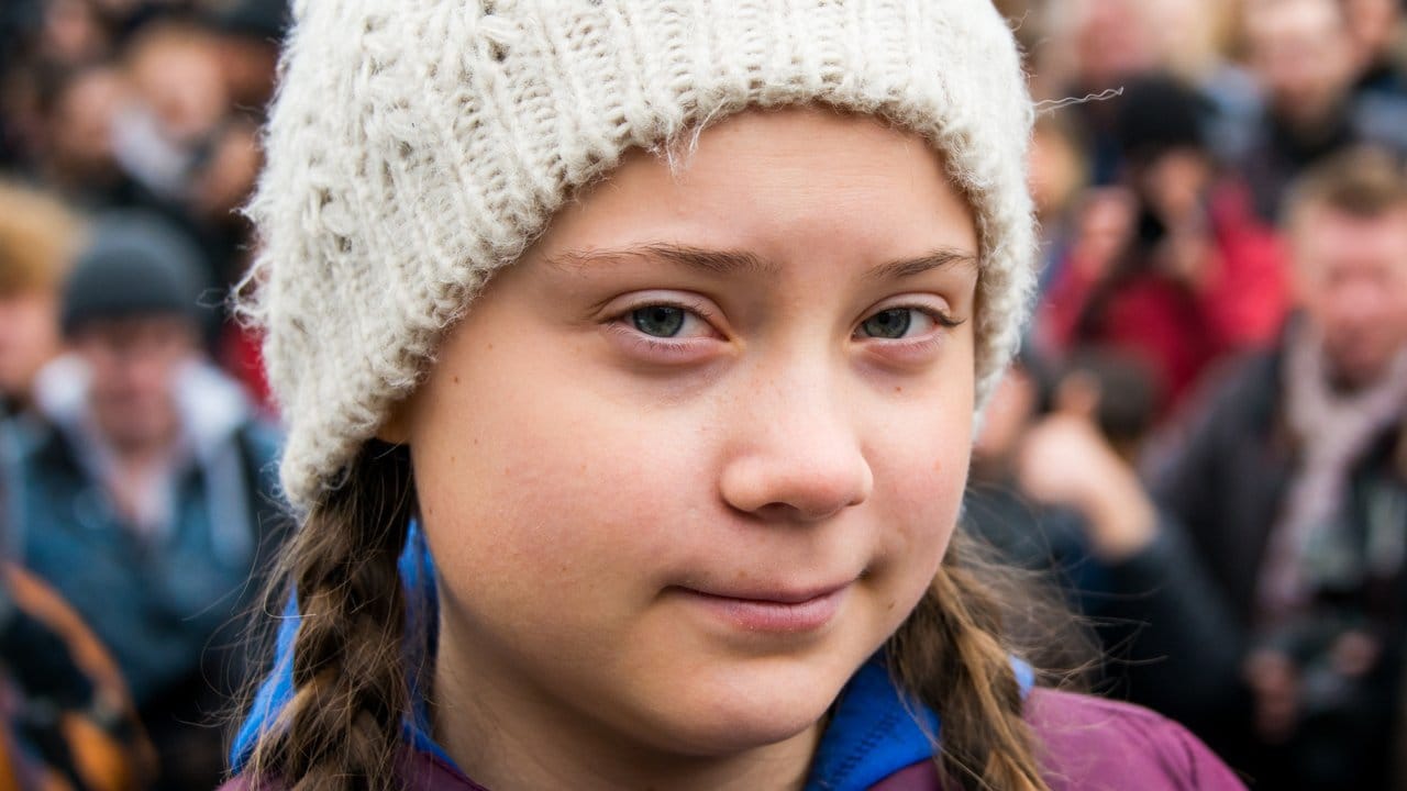 Greta Thunberg erhält den Sonderpreis Klimaschutz.