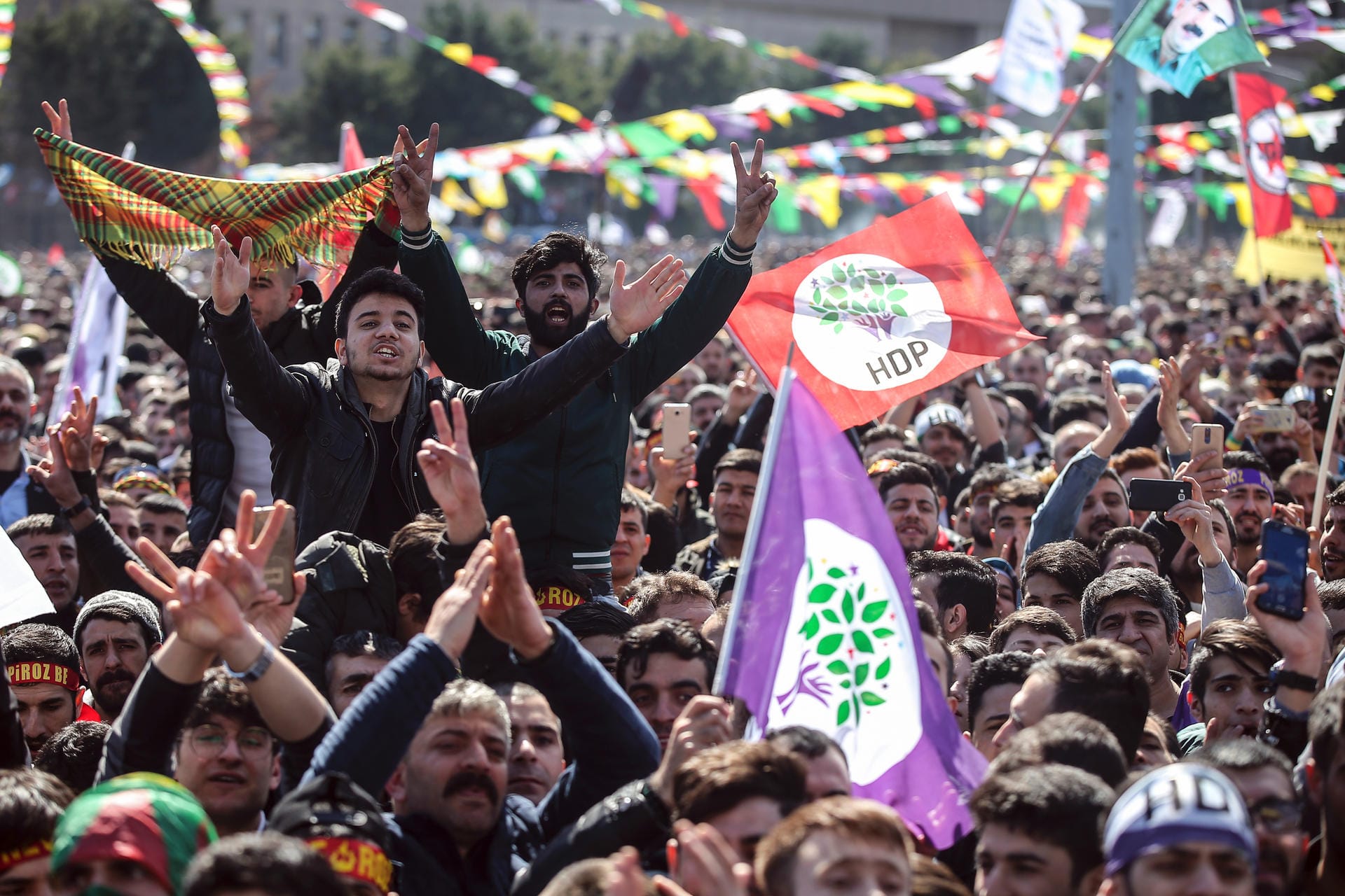 Wahlkampfveranstaltung der HDP