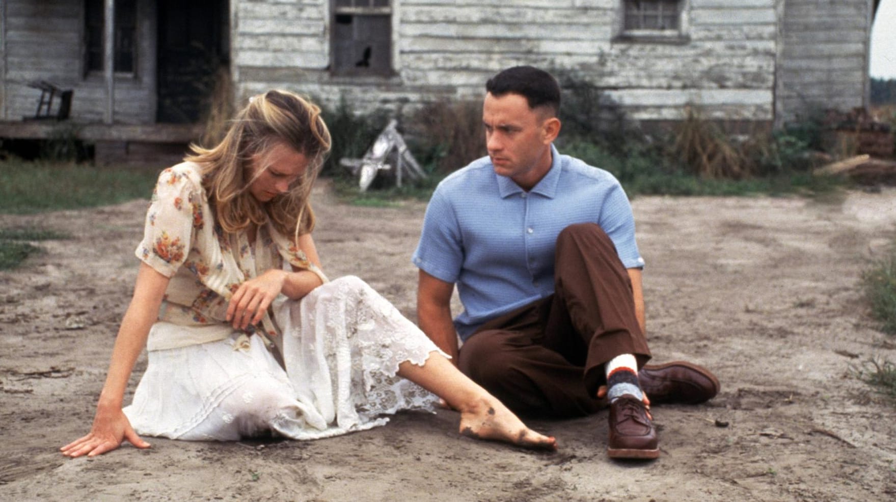 Szene aus dem Film "Forrest Gump": Tom Hanks spielt einen einfältigen aber sympathischen jungen Mann.