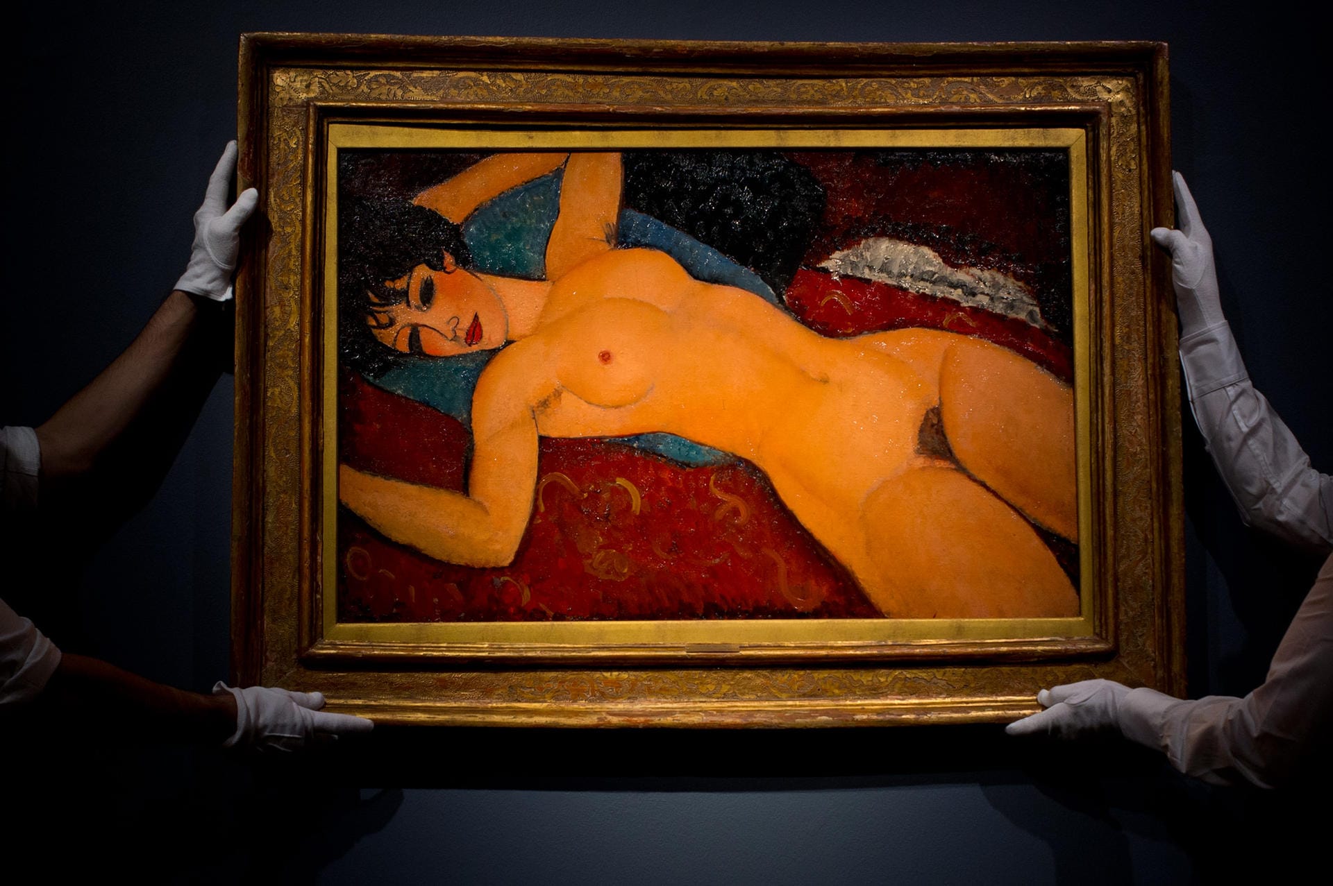 Amedeo Modigliani (Platz 3): Das Gemälde "Nu couché" oder der "Liegende Akt" aus dem Jahr 1917 wurde von einem Kunstsammler aus China gekauft. Die Summe beläuft sich auf gigantische 170,4 Millionen Dollar.