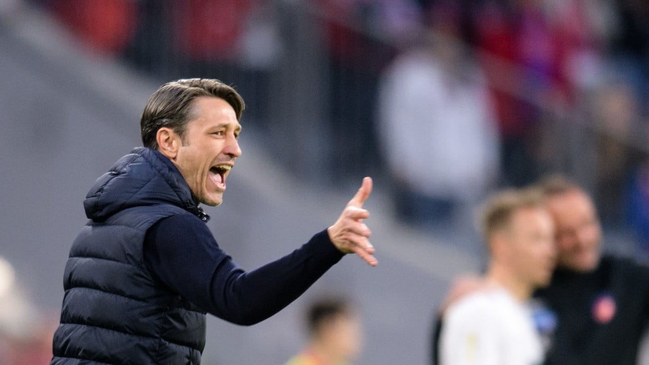 Bayern-Trainer Niko Kovac musste sein Team immer wieder antreiben.