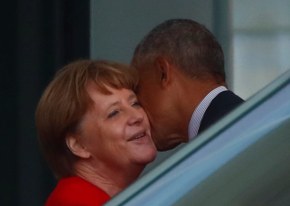 Am Vorabend wurde Obama auf der Veranstaltung "World Leadership Summit" in Köln von mehr als 14.000 Menschen gefeiert.