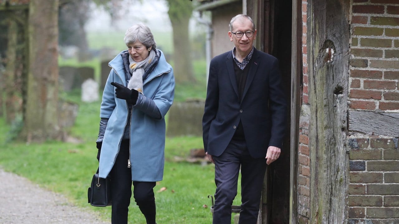 Theresa May, Premierministerin von Großbritannien, und ihr Mann Philip.