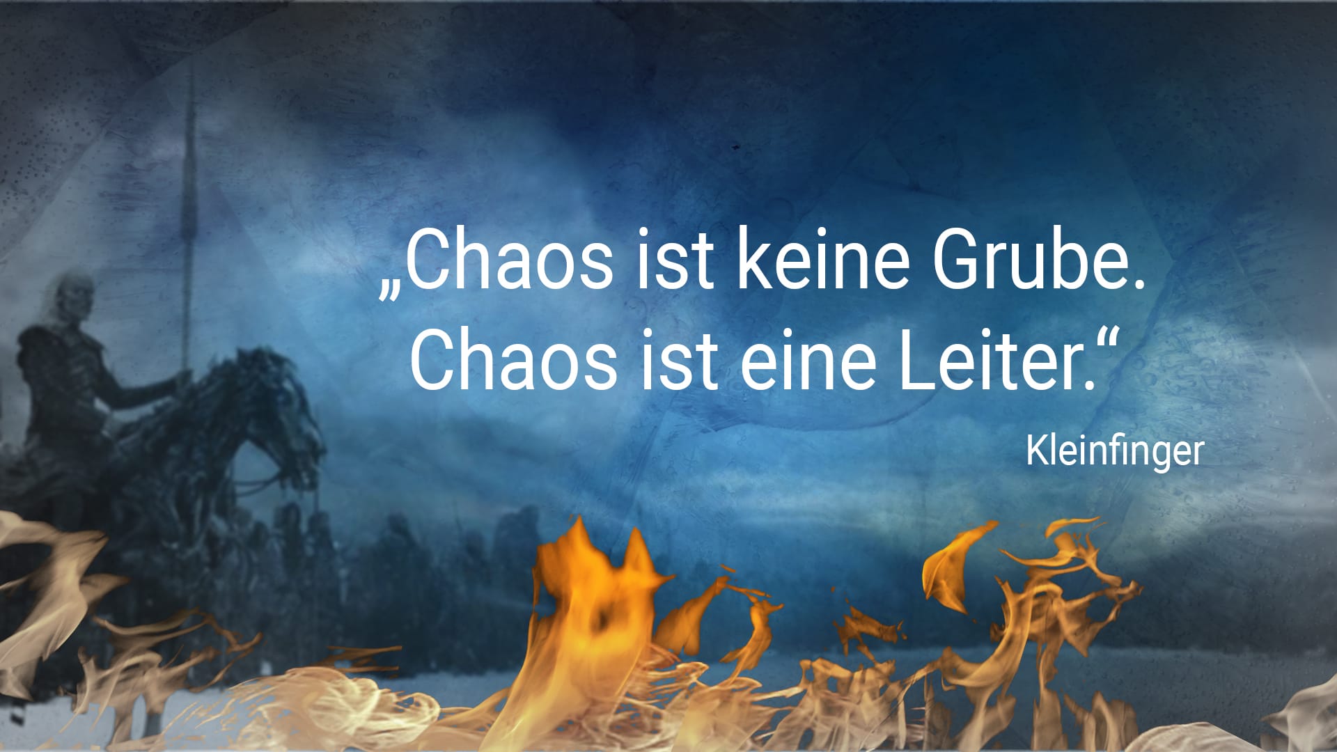Game of Thrones: "Chaos ist keine Grube. Chaos ist eine Leiter." - Kleinfinger