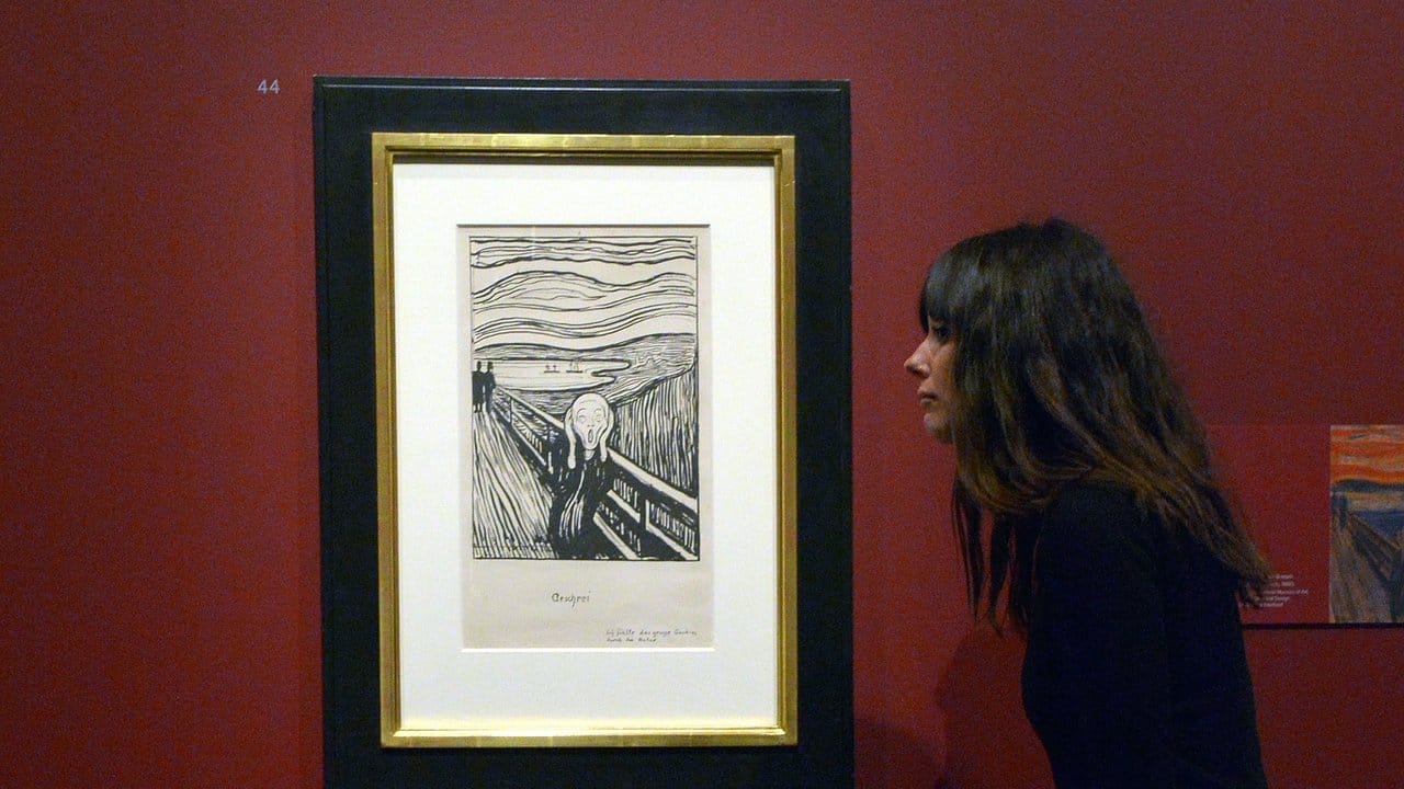 Ein Highlight der Ausstellung: Edvard Munchs "Der Schrei" (1895).