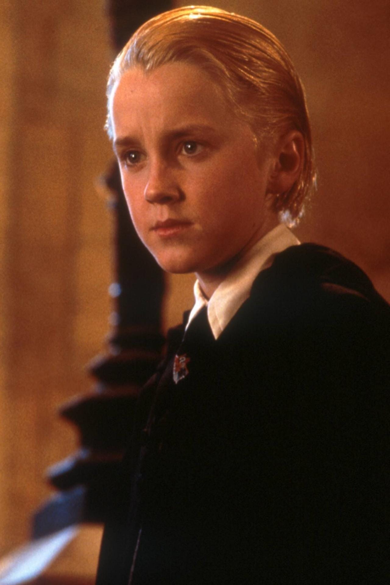 Tom Felton als Draco Malfoy: Zum Zeitpunkt der Dreharbeiten war er 13 Jahre alt.