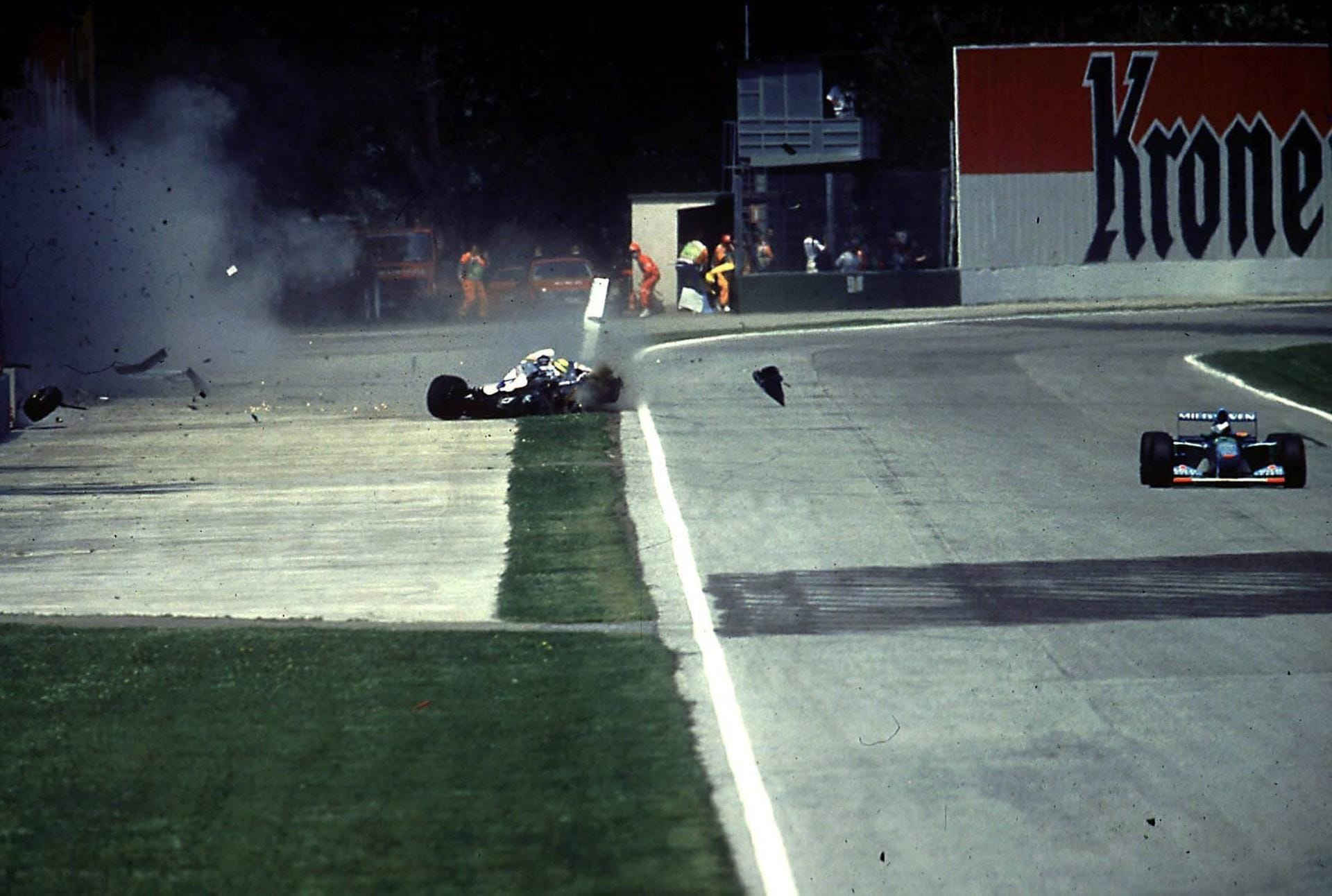 Ayrton Sennas Unfall in Imola