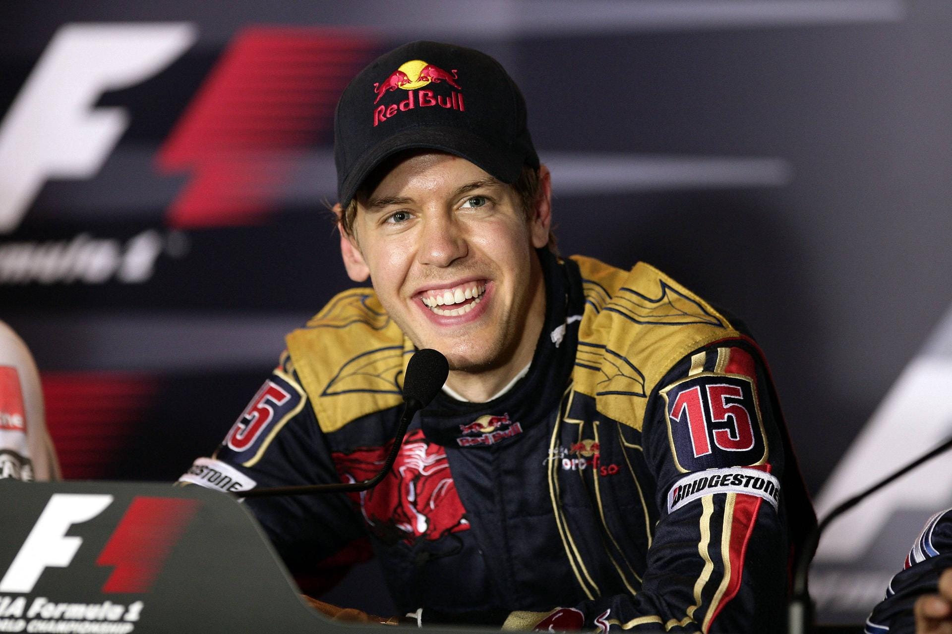 Sebastian Vettel bei seinem ersten Sieg
