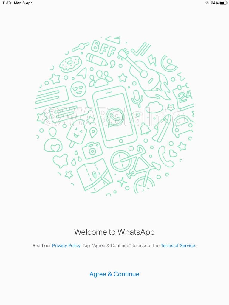 So soll WhatsApp fürs iPad aussehen.