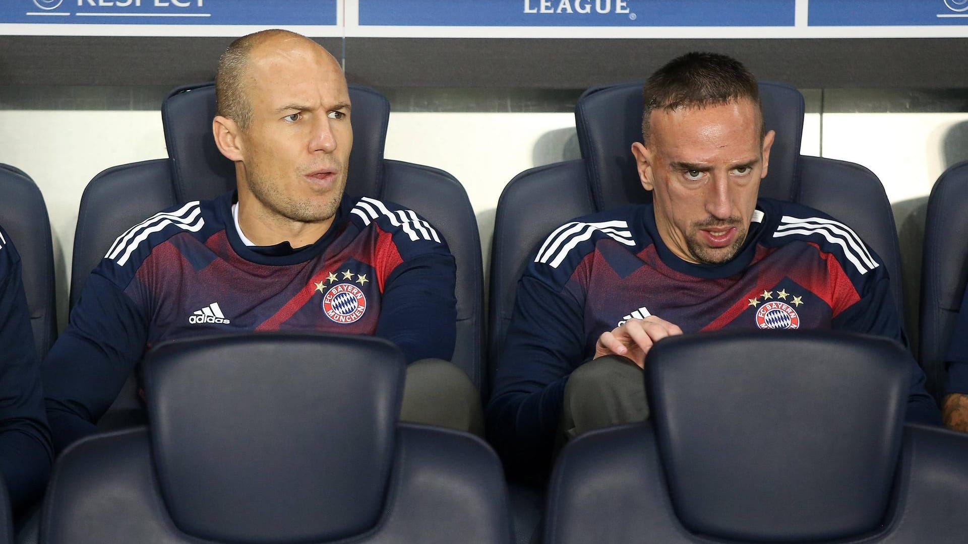 Eine nicht immer leichte Beziehung: Arjen Robben und Frank Ribery.