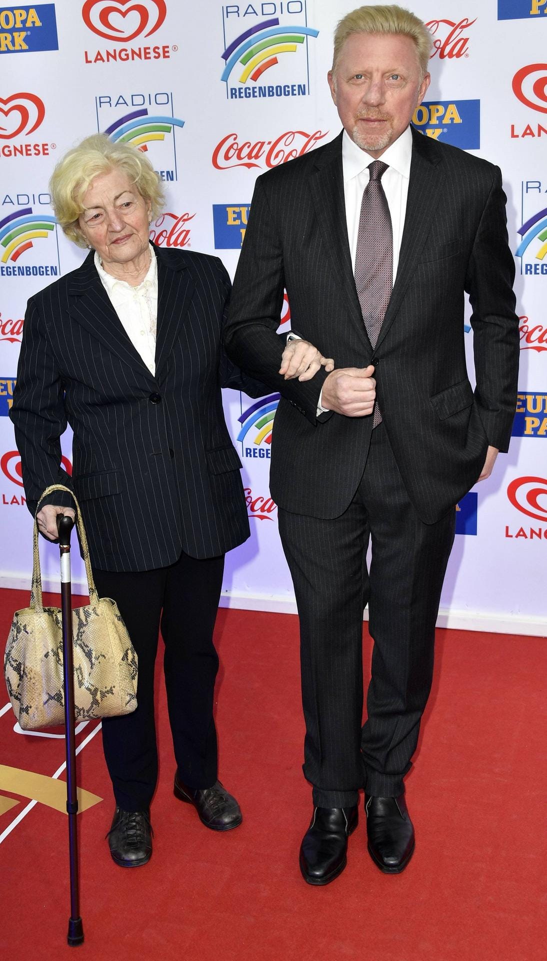 Tennislegende Boris Becker mit Mutter Elvira Pisch