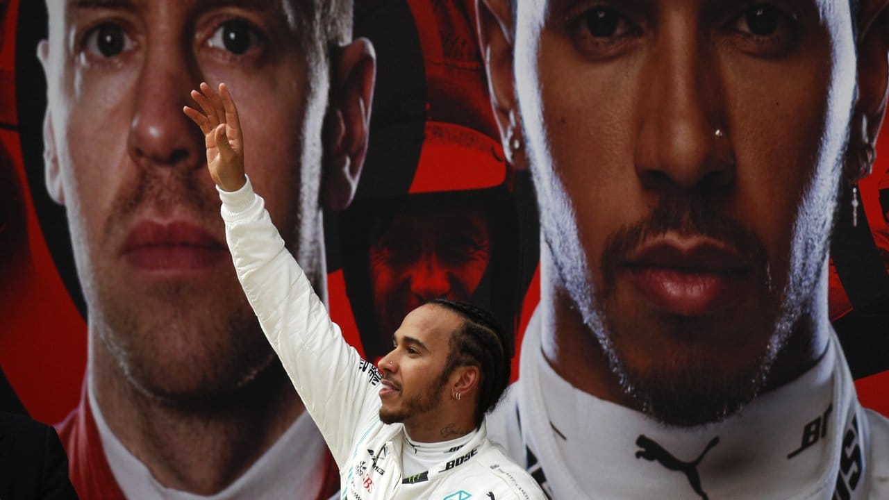 Mercedes-Pilot Lewis Hamilton ist der Sieger des 1000.