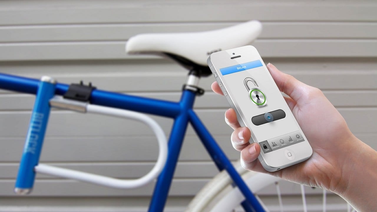 Elektronischer Helfer: Manche Modelle von Fahrradschlössern lassen sich per Smartphone öffnen und verriegeln.