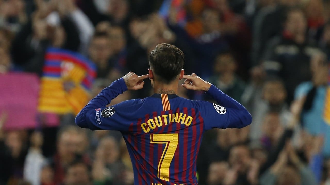 Das Tor zum 3:0 gegen Manchester United hat Philippe Coutinho für den FC Barcelona erzielt.