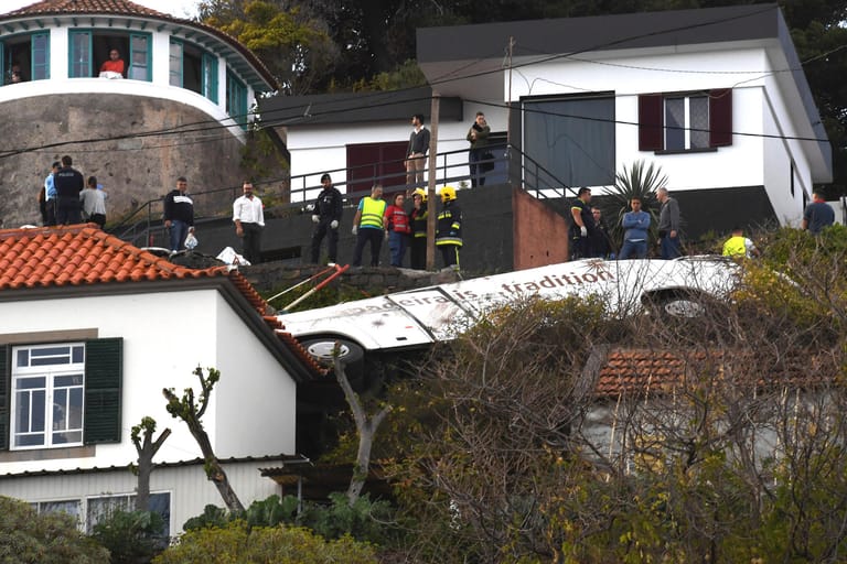 Madeira: Rettungskräfte im Einsatz.