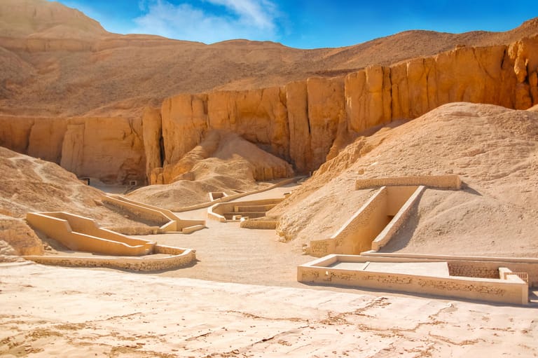 Tutanchamuns Grabstätte: Heute ist es Besuchern nur noch möglich, die Vorkammer des Grabes von Tutanchamun zu besichtigen.