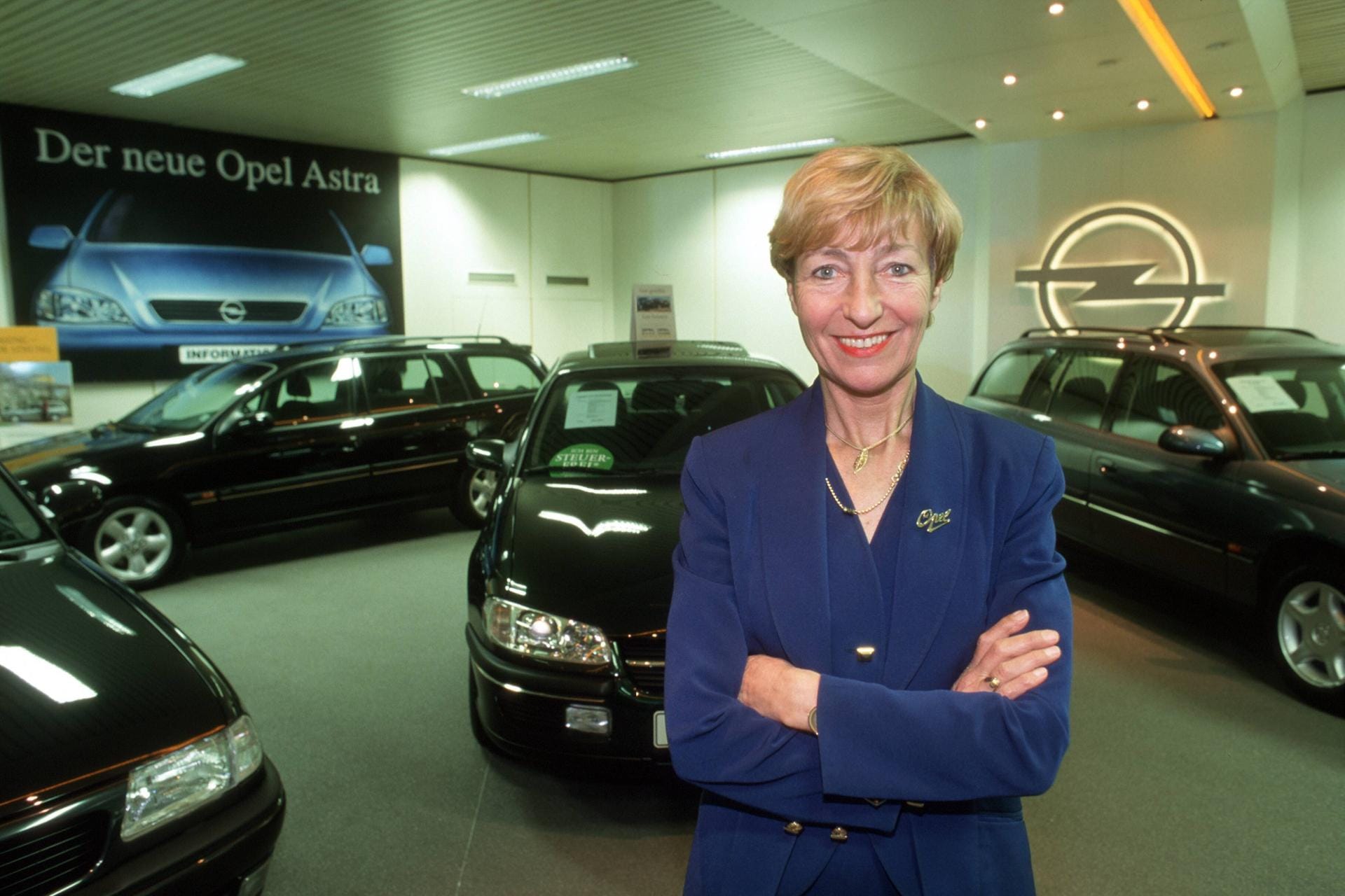 1998: Damals war Heidi Hetzer noch Geschäftsführerin von Berliner Autohäusern.
