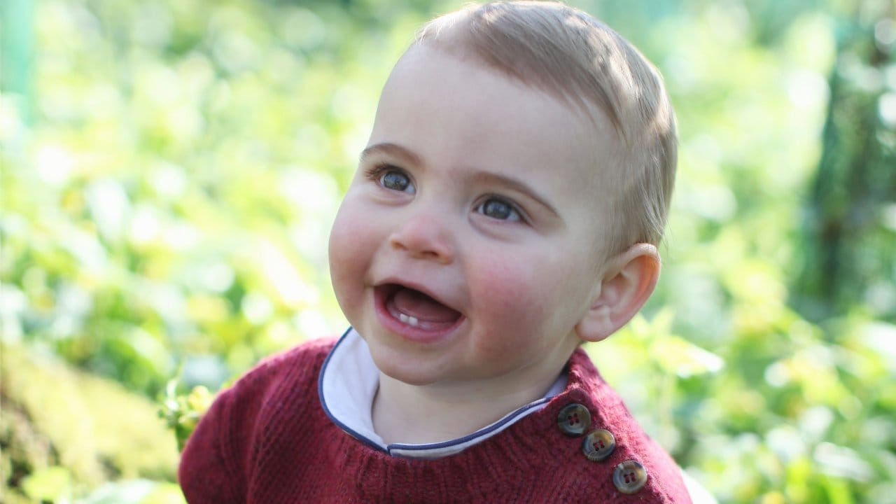 Prinz Louis Anfang April 2019 auf dem Landwohnsitz in der Grafschaft Norfolk - aufgenommen von seiner Mutter Kate.